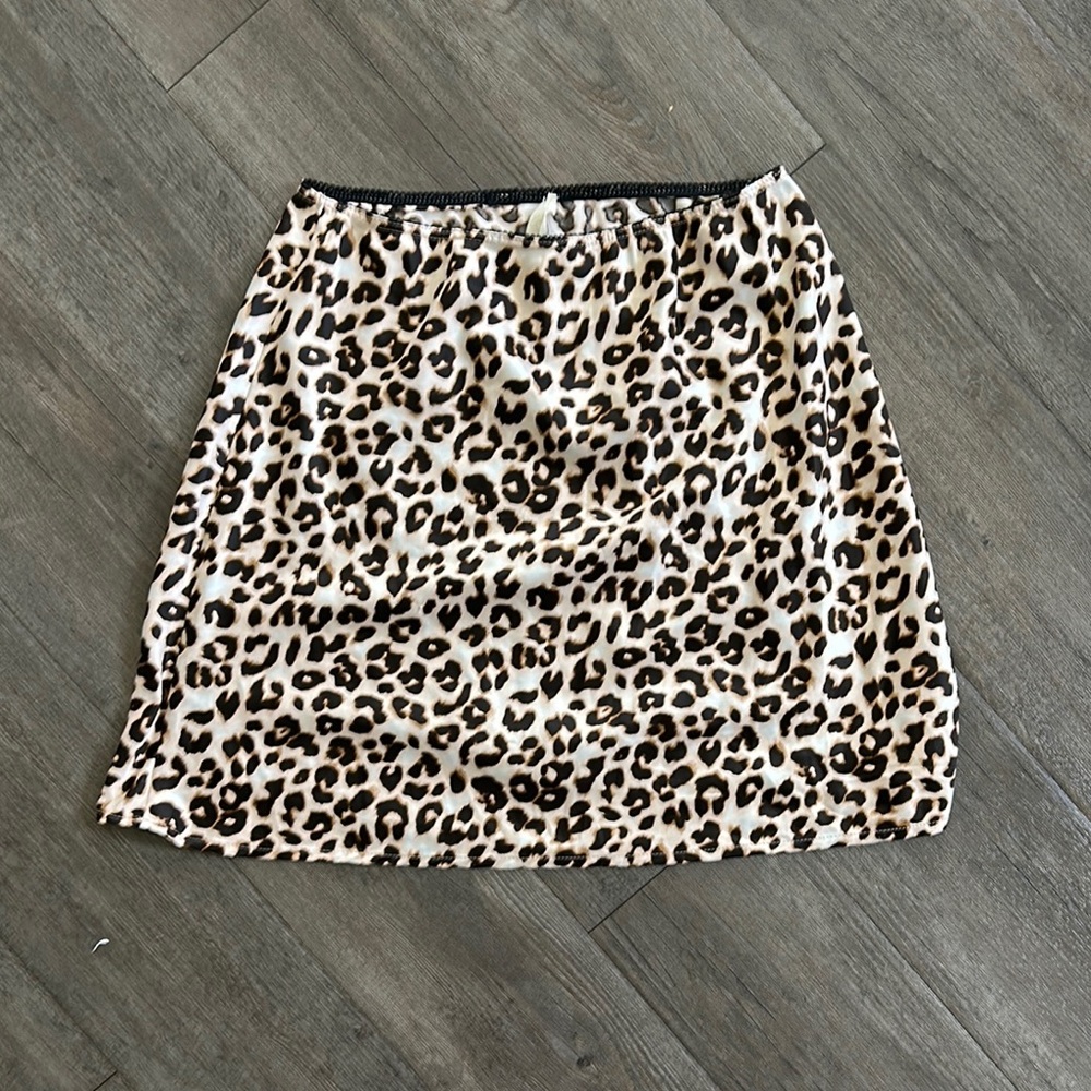 Audrey Black and White Mini Pencil Skirt Night Out